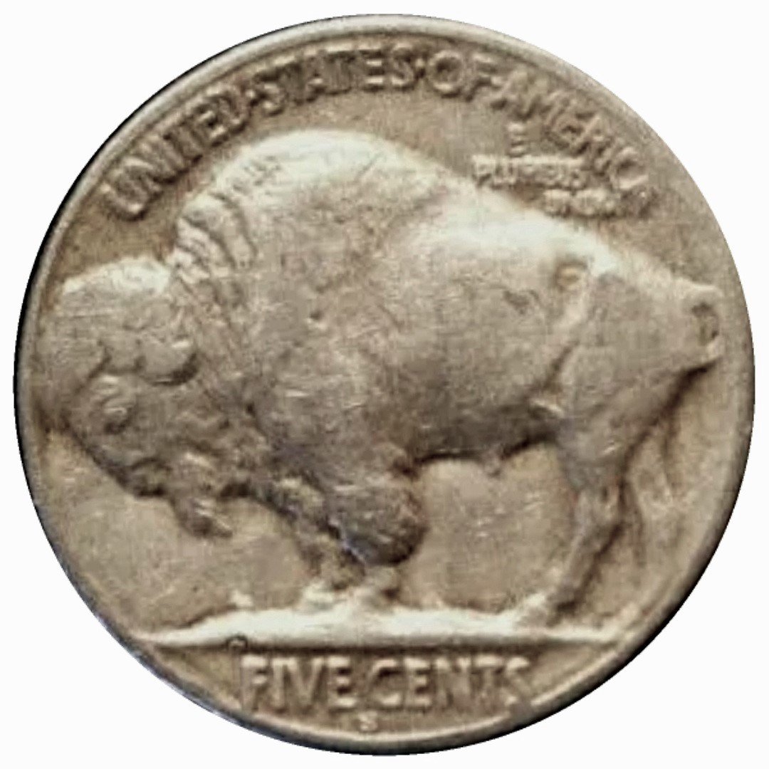 1927-S-5c-Buffalo-Nickel-#10